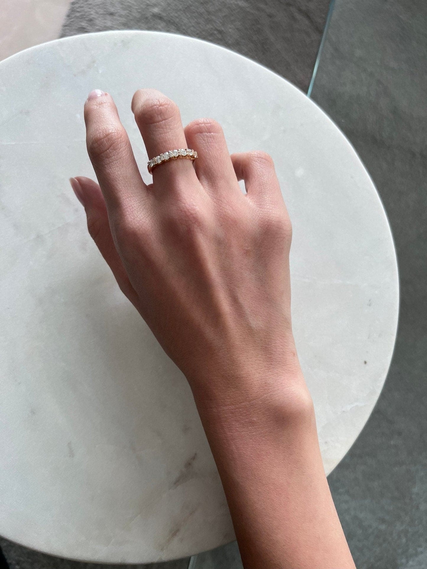 Dela Diamond Ring, yellow gold setting - LA'AL