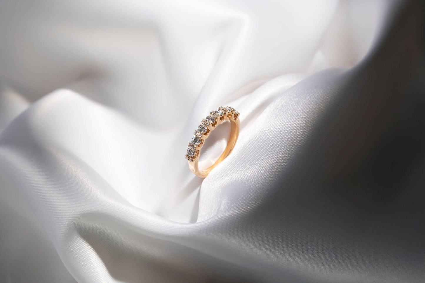 Eternity Diamond Ring, yellow gold - LA'AL