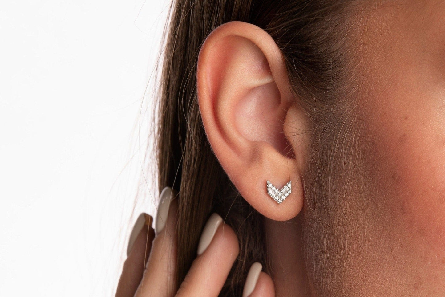 Mini Dual Thread Stud Earrings - LA'AL