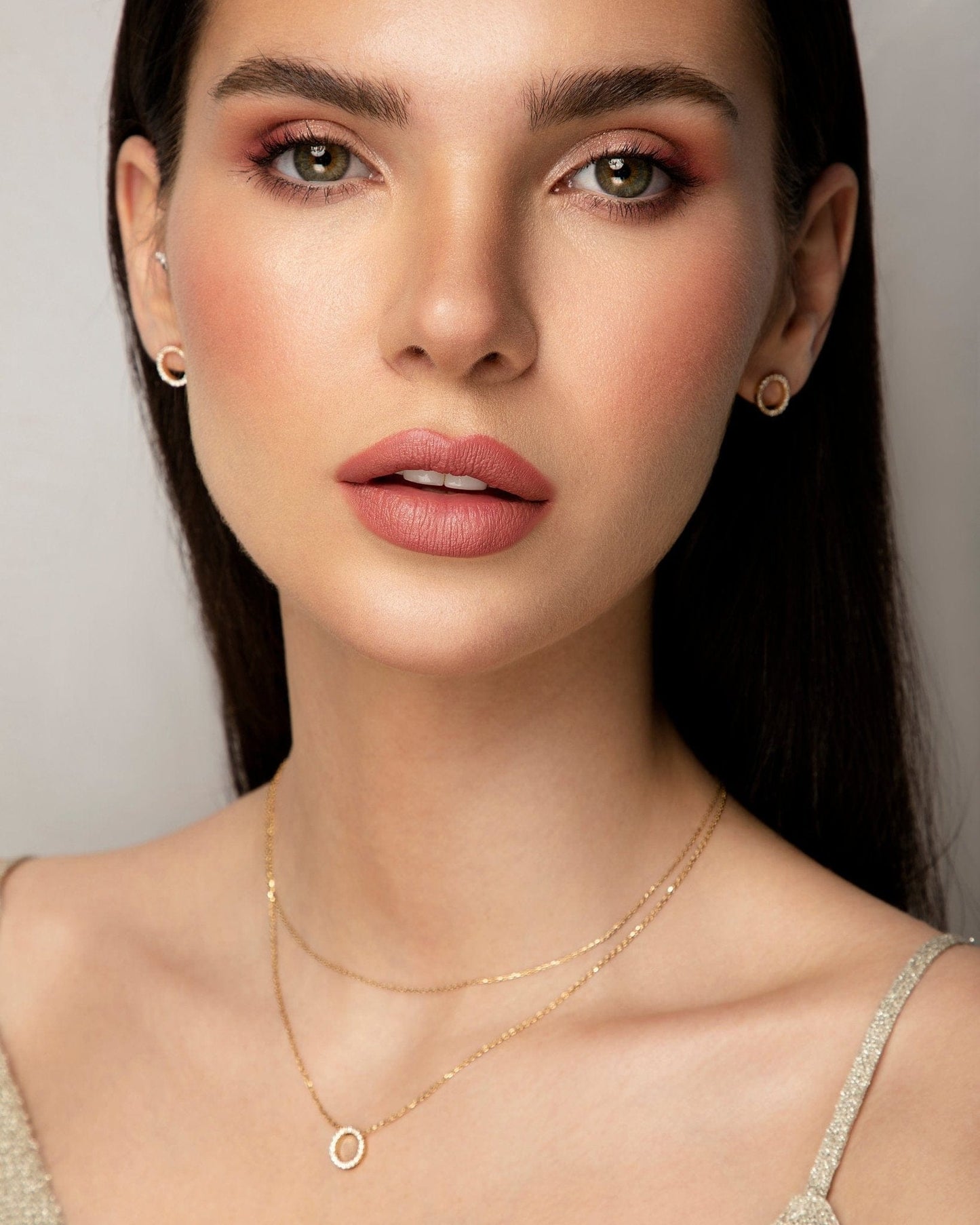 Noor Diamond Pendant, yellow gold - LA'AL