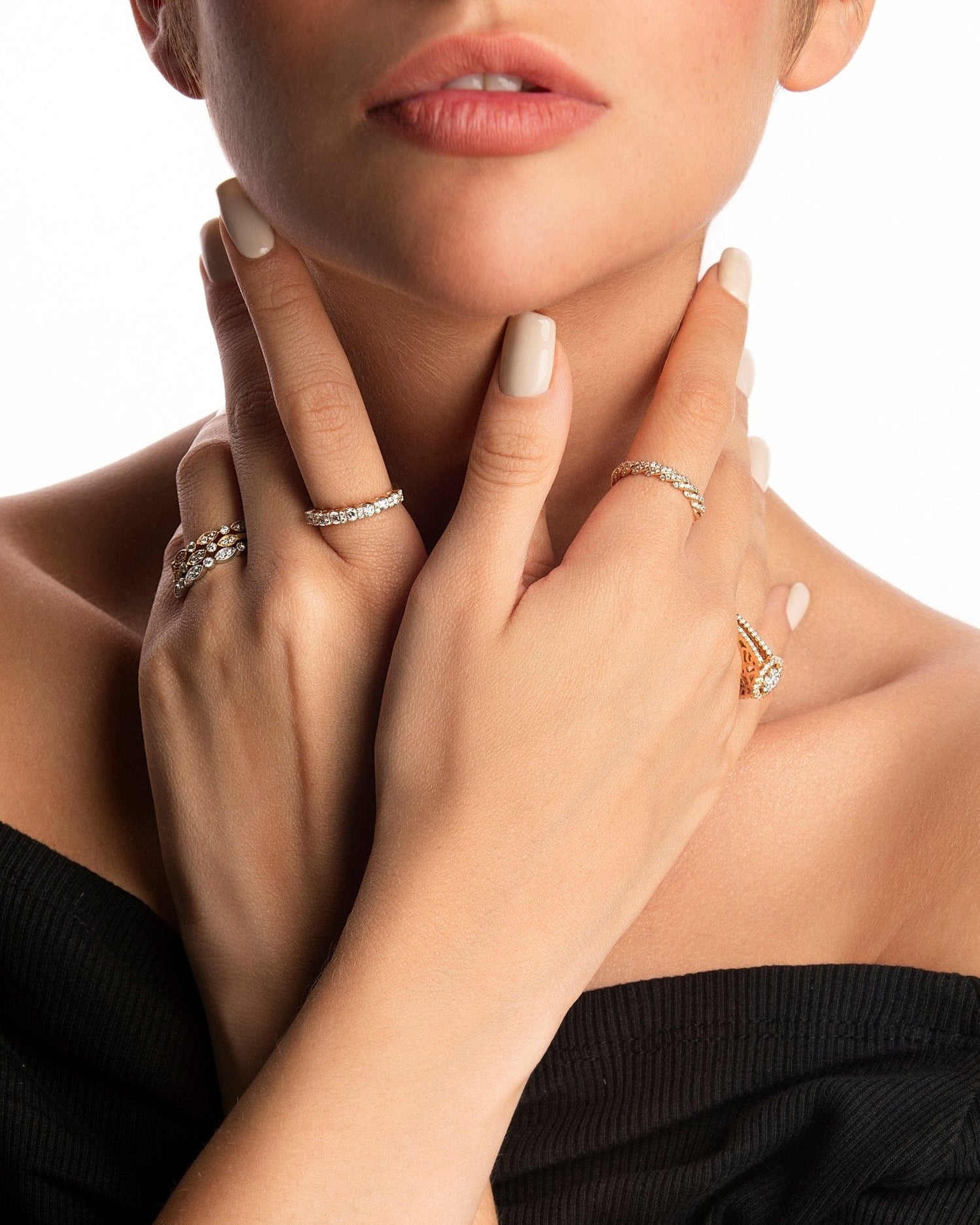 Twisted Diamond Ring - LA'AL