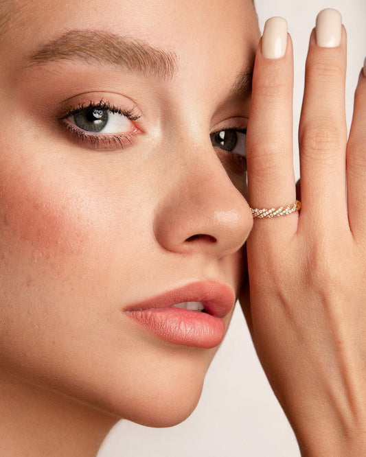 Twisted Diamond Ring - LA'AL