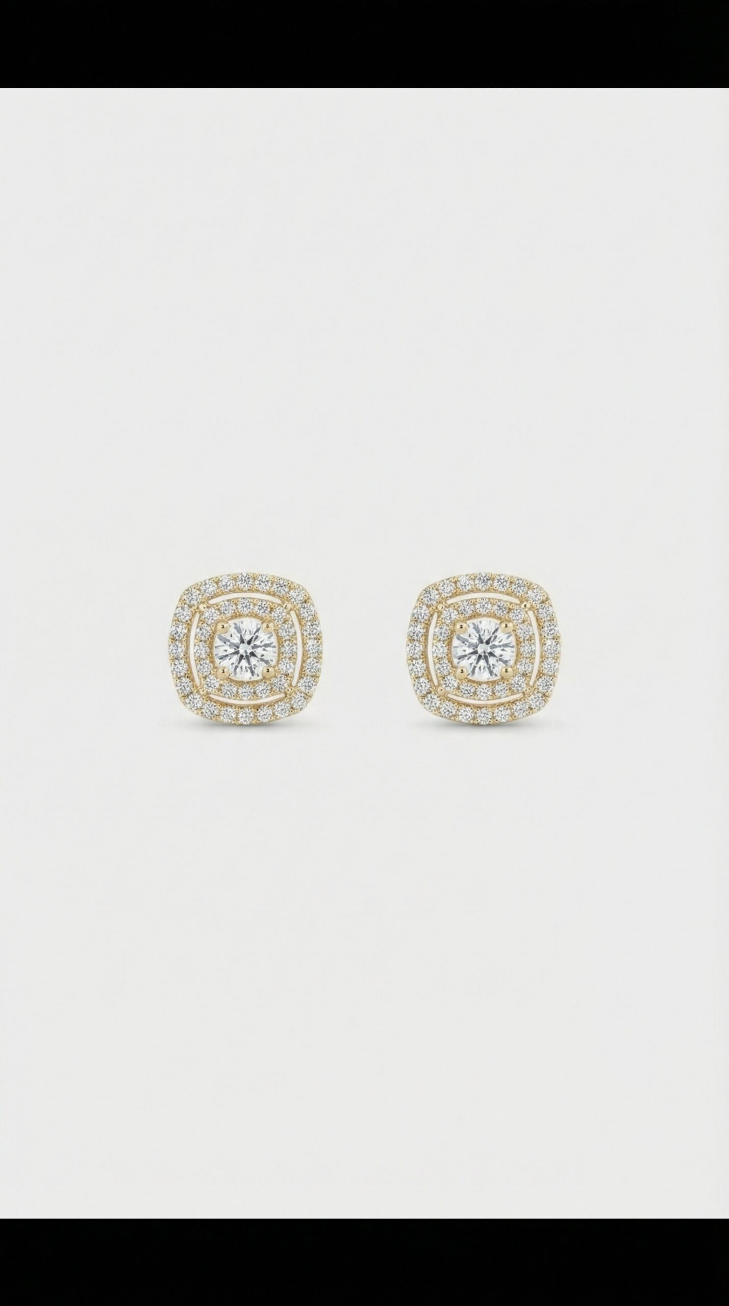 Tiara Diamond Earrings, white gold - Image 4